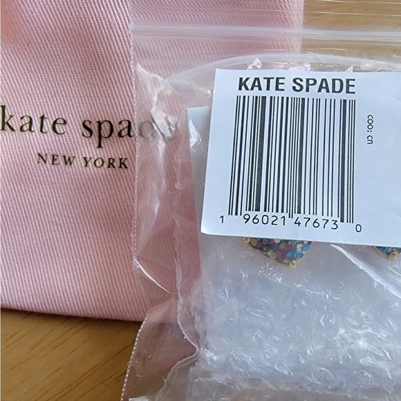 KATE SPADE Multicolor Stud earrings, New With Tags, Dust Bag, And Gift Box - Picture 5 of 8